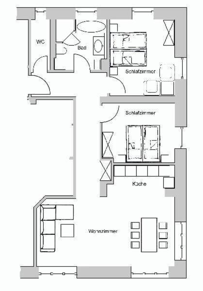 Ferienwohnung-Am-Kurpark-Wohnung-2-90Qm Гармиш-Партенкирхен Экстерьер фото